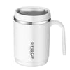 1pc Stainless Steel Cups With Lid; 16 Oz 304 Stainless Steel Tumblers Durable Coffee Mug With Splash Proof Sliding Lid; Drink With Lid Open; Plastic Housing And Lid; Straw Not Included