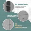 30" Bathroom Vanity with Sink, Bathroom Storage Cabinet with Doors and Drawers, Solid Wood Frame, Ceramic Sink