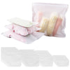 20Pcs Reusable Food Storage Bags 5 Sandwich Snack Gallon Quart Bag Leakproof B PA F ree Food Container Freezer Safe Lunch Bag