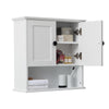 23 "x22" Bathroom Wall Cabinet Wooden Medicine Cabinet MDF Material Storage Organizer with Buffer Hinges;adjustable Shelves Cupboard Storage Cabinet with Handles
