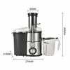 28199470 900W Multi-function electric juicer juice 0.8L, 1.5L slag cup without BPA fruit and vegetable juice, modern vertical mixing kitchen juicer, secondary mechanical