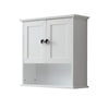 23 "x22" Bathroom Wall Cabinet Wooden Medicine Cabinet MDF Material Storage Organizer with Buffer Hinges;adjustable Shelves Cupboard Storage Cabinet with Handles