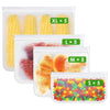 20Pcs Reusable Food Storage Bags 5 Sandwich Snack Gallon Quart Bag Leakproof B PA F ree Food Container Freezer Safe Lunch Bag