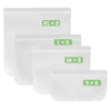 20Pcs Reusable Food Storage Bags 5 Sandwich Snack Gallon Quart Bag Leakproof B PA F ree Food Container Freezer Safe Lunch Bag