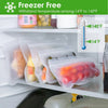 20Pcs Reusable Food Storage Bags 5 Sandwich Snack Gallon Quart Bag Leakproof B PA F ree Food Container Freezer Safe Lunch Bag