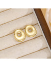 18K Gold-Plated Bubble Letter Stud Earrings