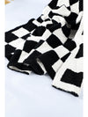 Grass Green Checkerboard Flannel Blanket