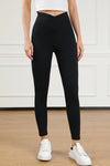 Black Arched Waist Seamless Active Leggings - Cocoa Yacht Club