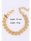 Gold Link Chain Minimalist Bracelet