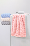 Peach Blossom Coral Fleece Bath Towel