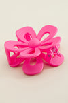 Light Pink Sweet Hollowed Flower Shape Claw Clip