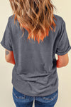 Gray Spooky Season Playful Halloween Graphic T Shirt