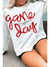 White Plus Size Game Day Tinsel Rugby Football Season Sweatshirt