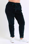 Judy Blue Full Size High Waist Corduroy Cuffed Jogger Plus Size