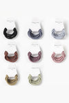 Peach Blossom Minimalist Hair Tie 6pcs/set