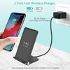 15W FAST WIRELESS CHARGER WITH STAND QUICK CHARGE