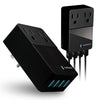 Naztech Fast Multi-Device Charger- 2 Outlets + 4 USB Port