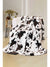 Multicolour Animal Spots Plush Blanket