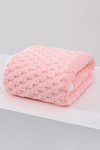 Peach Blossom Coral Fleece Bath Towel