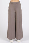 Mittoshop Yoga Air Stretch Elastic Waist Wide Leg Pants
