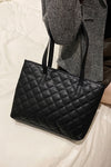 Camel Leopard Print PU Leather Tote Bag