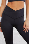 Black Arched Waist Seamless Active Leggings - Cocoa Yacht Club