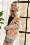ADORA Button Down Heart Sweater Cardigan