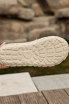 Black Contrast Stitch Detail Plush Winter Clog Slippers