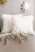 White Warm Square Plush Sofa Pillowcase