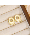 18K Gold-Plated Bubble Letter Stud Earrings