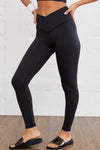 Black Arched Waist Seamless Active Leggings - Cocoa Yacht Club