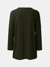 Full Size Round Neck Long Sleeve T-Shirt - Cocoa Yacht Club