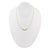 Flag It Marcasite and Bronze Necklace