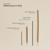 Hinoki Japanese Incense Stick Set – 30 Sticks with Ceramic Holder
