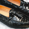Ostrich Tassel Loafer, Black