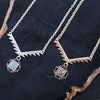 Aztec Labradorite and Bronze Necklace