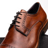 Italian Calfskin Lace Up Cognac