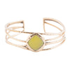 Green Jasper Cuff Bracelet
