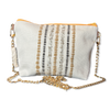 Au Fils du Temps Logo Vintage Silk Scarf Crossbody Bag