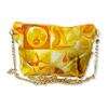 Au Fils du Temps Logo Vintage Silk Scarf Crossbody Bag