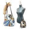 Haute Parure Vintage Scarf Drawstring Crossbody Bag