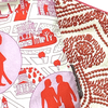 Nouveaux Amoureux de Paris Vintage Scarf All-Around Bag