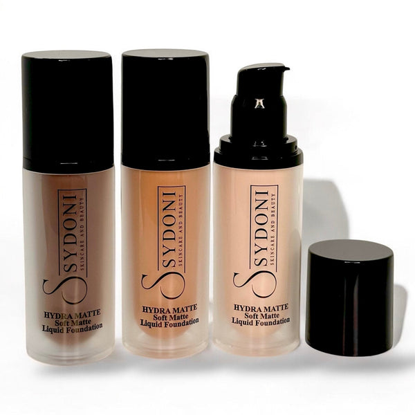 MOST LOVED! HYDRA MATTE SOFT MATTE LIQUID FOUNDATION 1.1 FL. OZ. (24 SHADES)