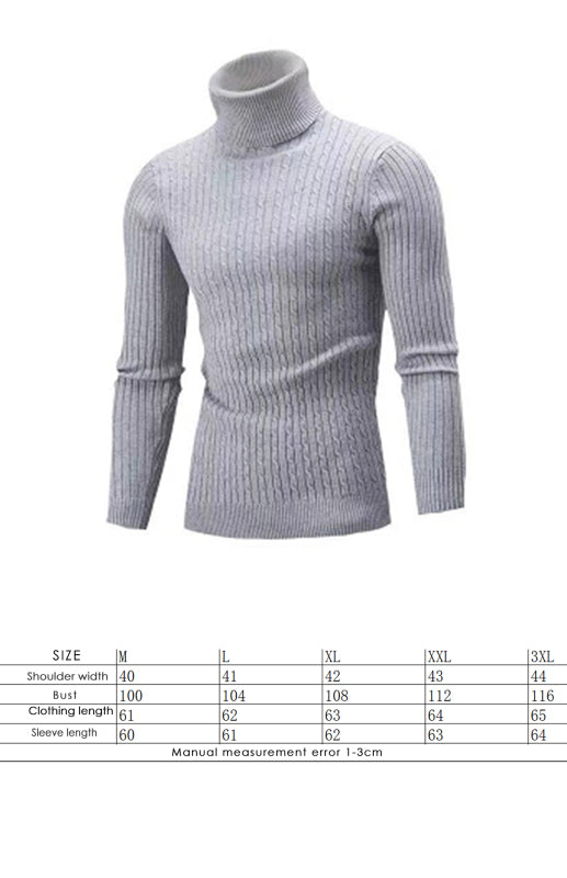 Classic Long Sleeve Turtleneck Sweater