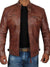 Leather Slim Fit Jacket