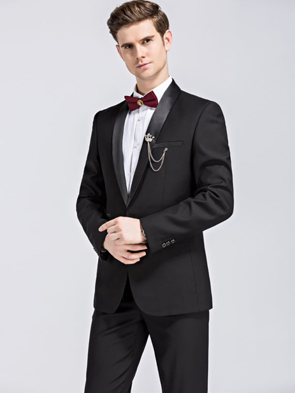 Stylish Lapel Collar Formal Suit