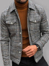 Slim Casual Plaid Jacket