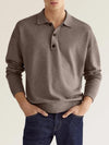 Long Sleeve Casual Top Polo Shirt