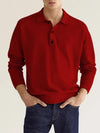 Long Sleeve Casual Top Polo Shirt