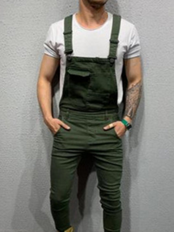 Slim Fit Suspender Jeans